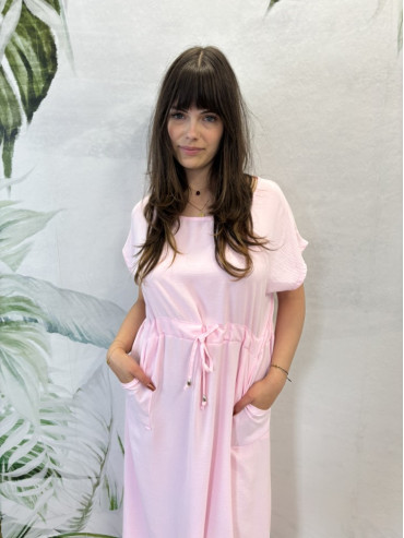 Sukienka maxi comfort – Pink